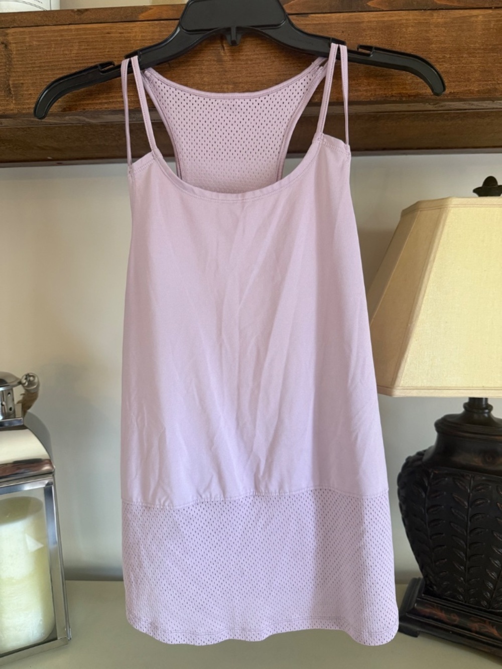 Under Armour Women's Double Strap Mesh Panel Racerback Tank Top - Small